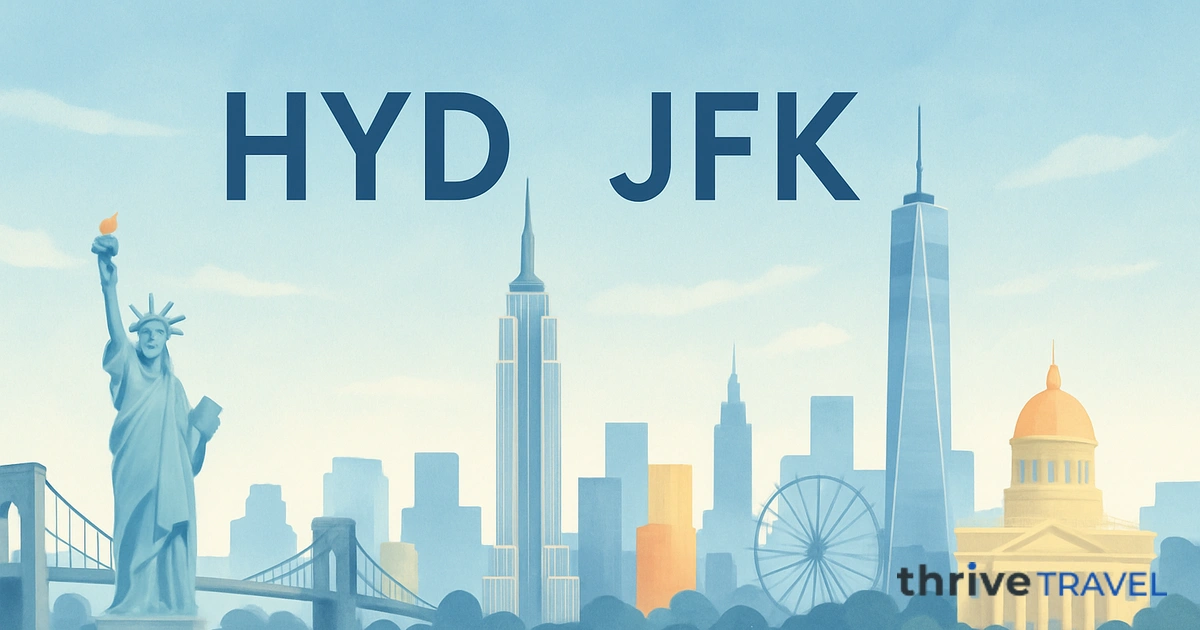 Hyderabad to New York