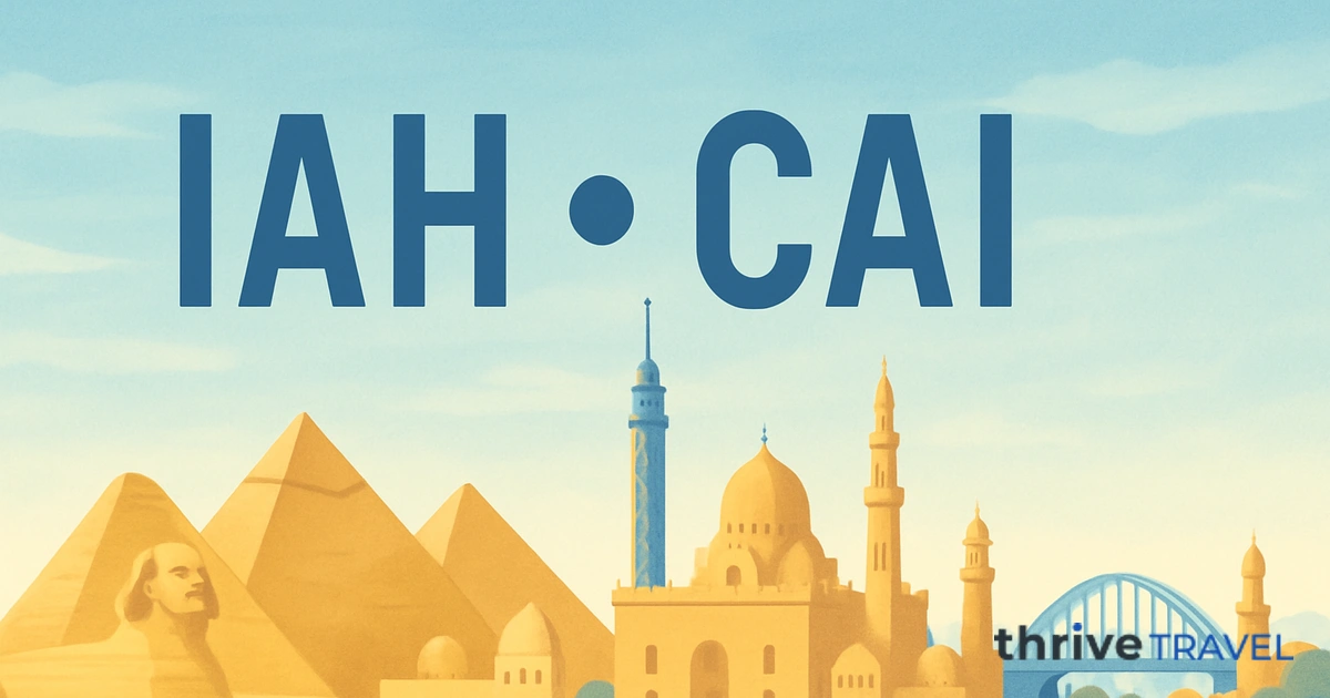 Houston to Cairo