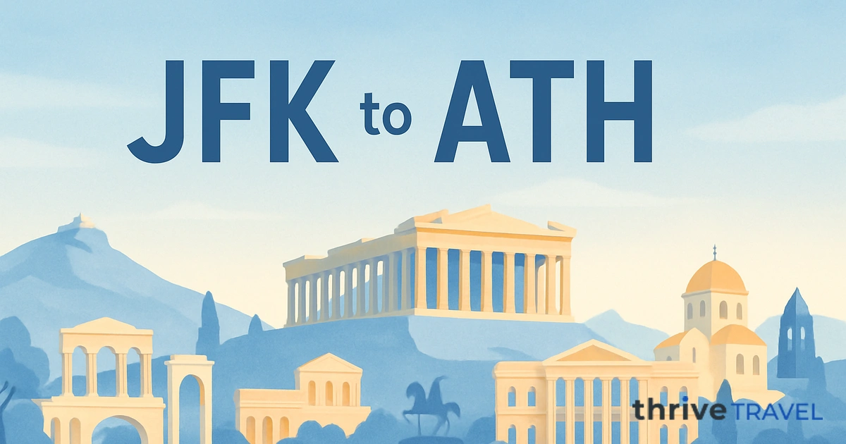 New York to Athens