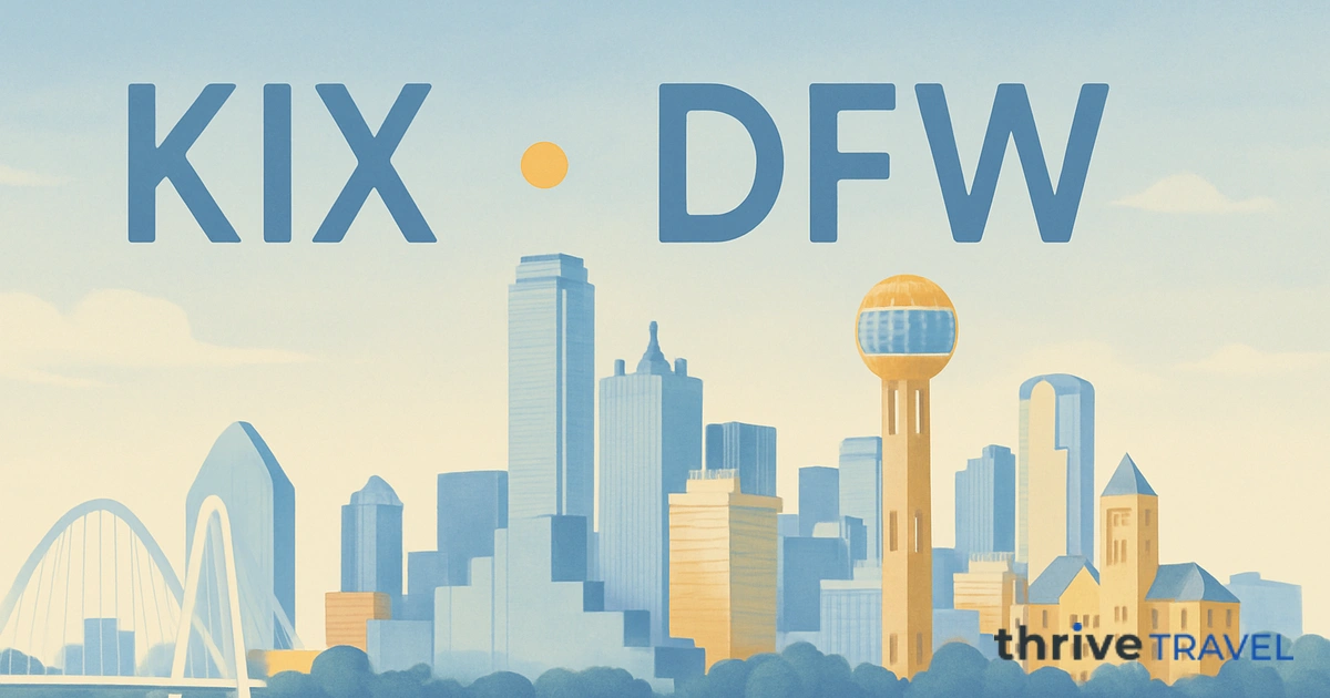Osaka to Dallas