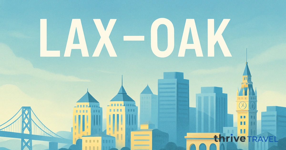 Los Angeles to Oakland