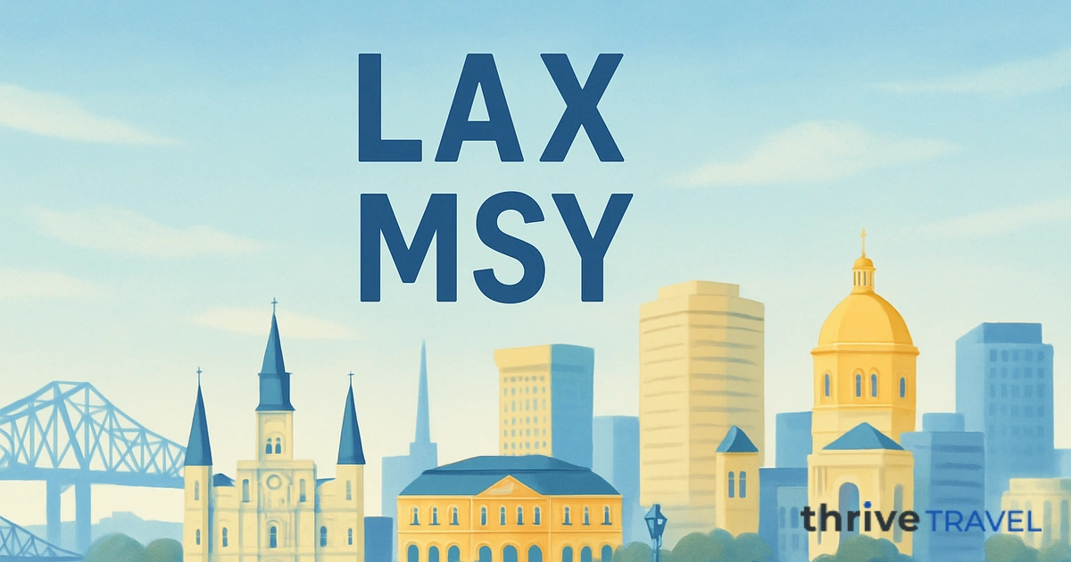 Los Angeles to New Orleans