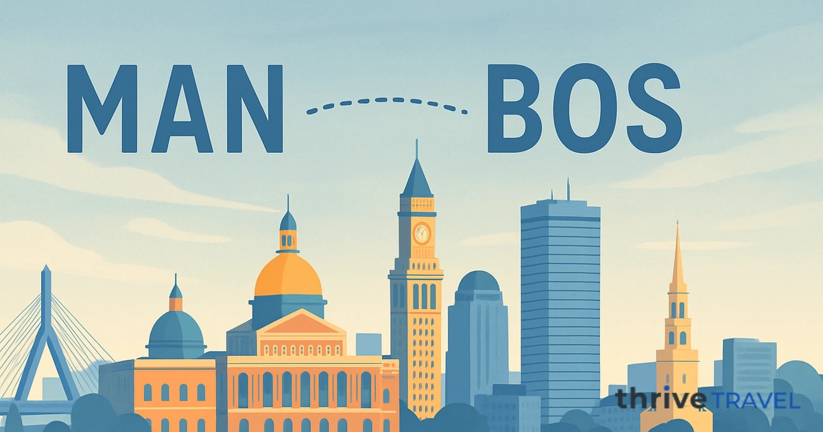 Manchester to Boston