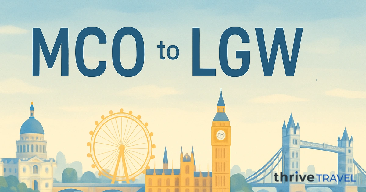 Orlando to London Gatwick