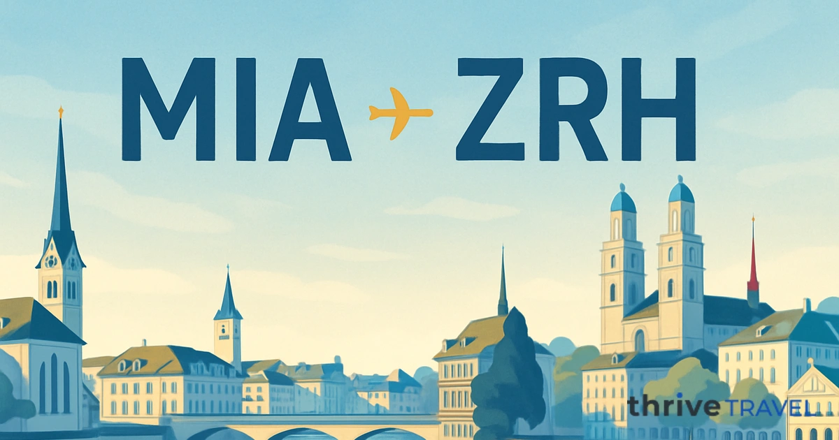 Miami to Zurich