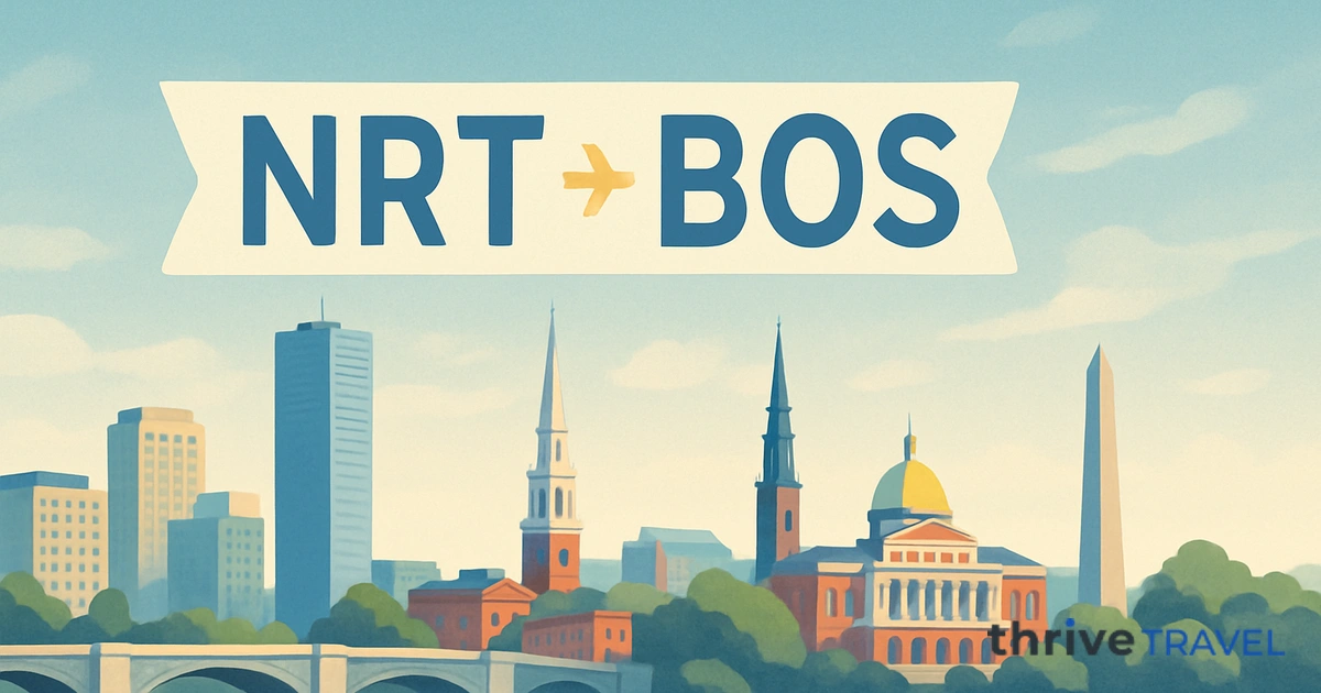 Tokyo to Boston