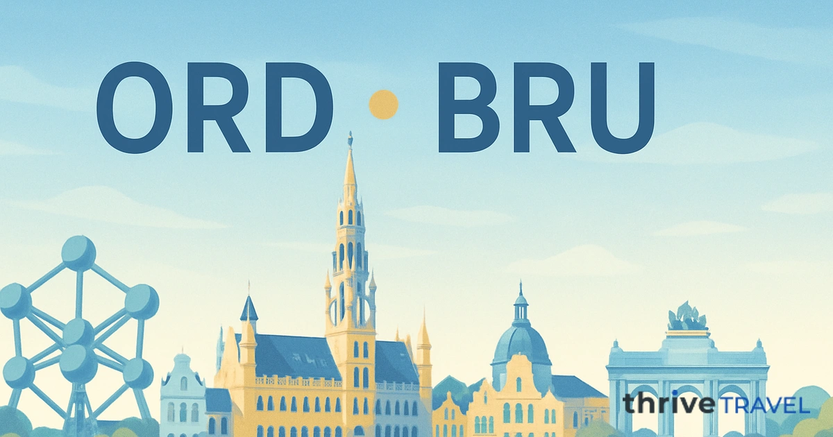 Chicago to Brussels