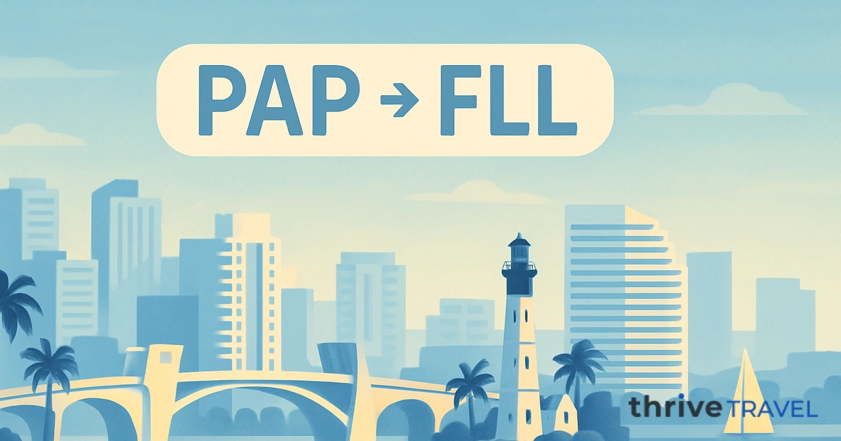 Port-au-Prince to Fort Lauderdale