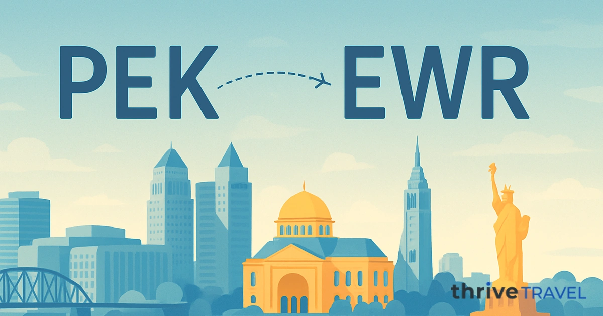 Beijing to Newark