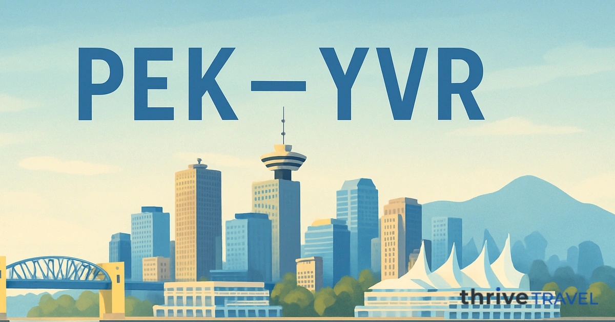 Beijing to Vancouver