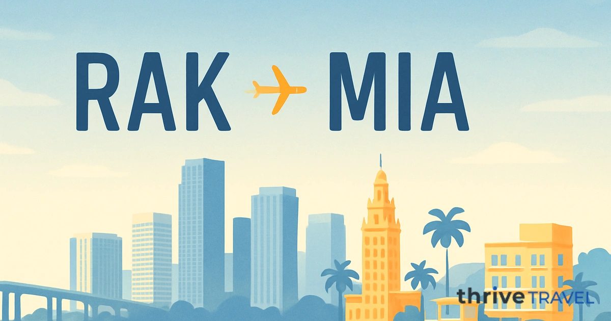 Marrakech to Miami