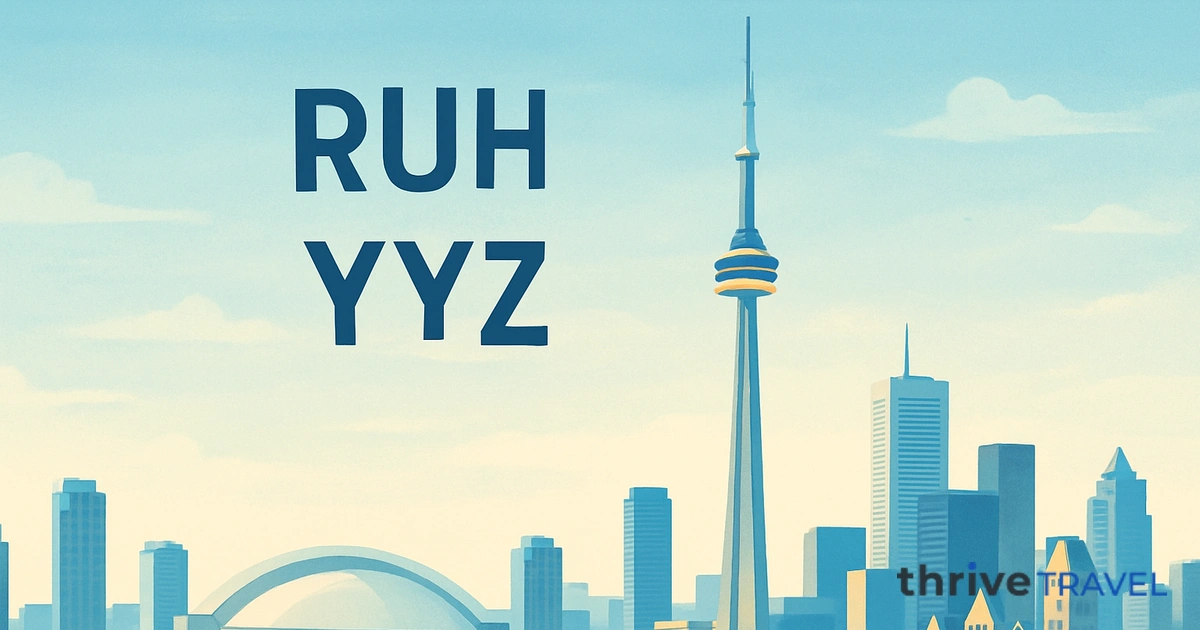 Riyadh to Toronto