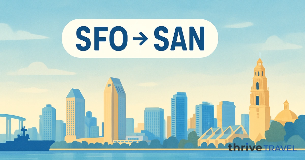 San Francisco to San Diego