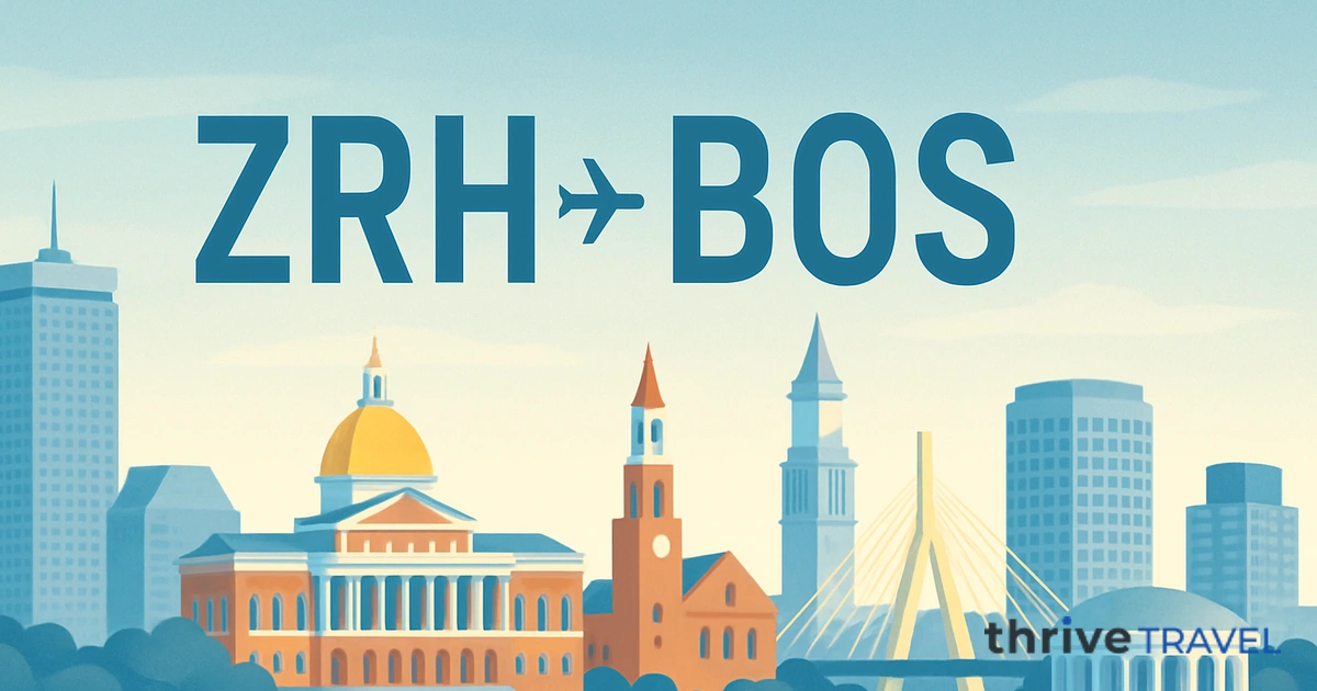Zurich to Boston