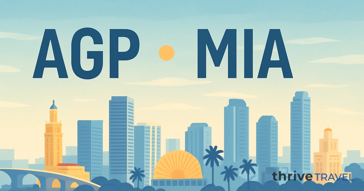 Malaga to Miami