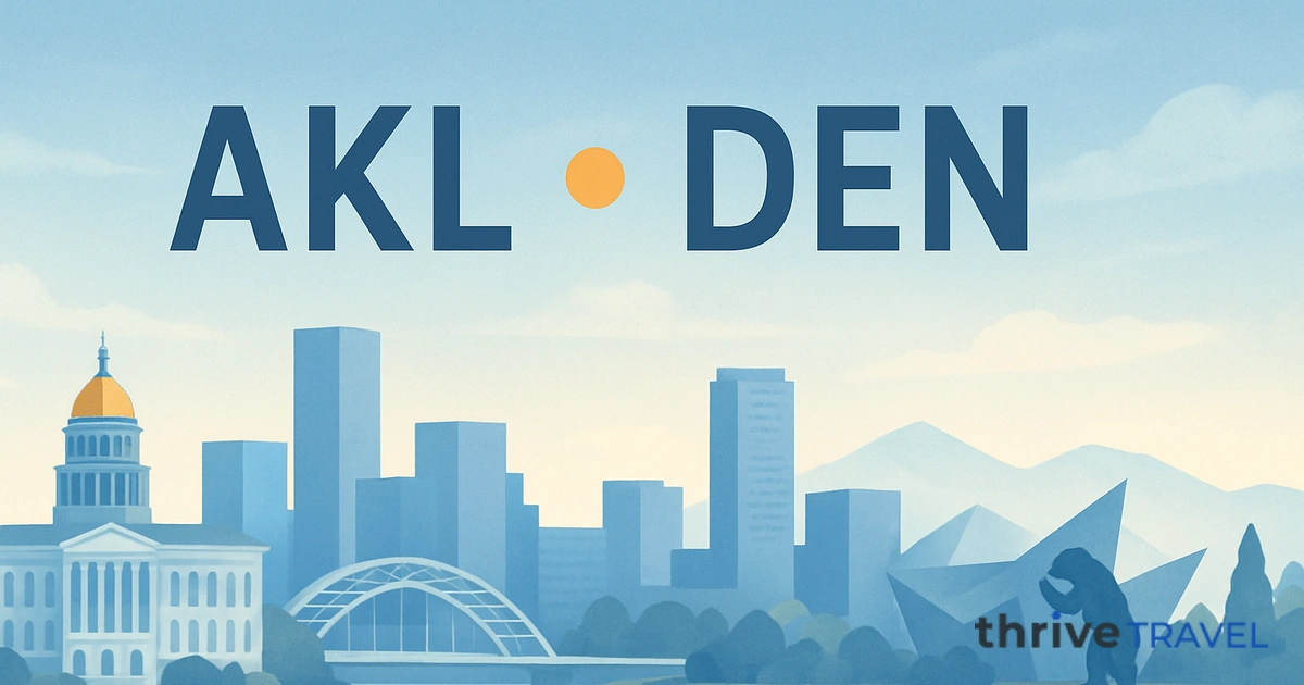 Auckland to Denver