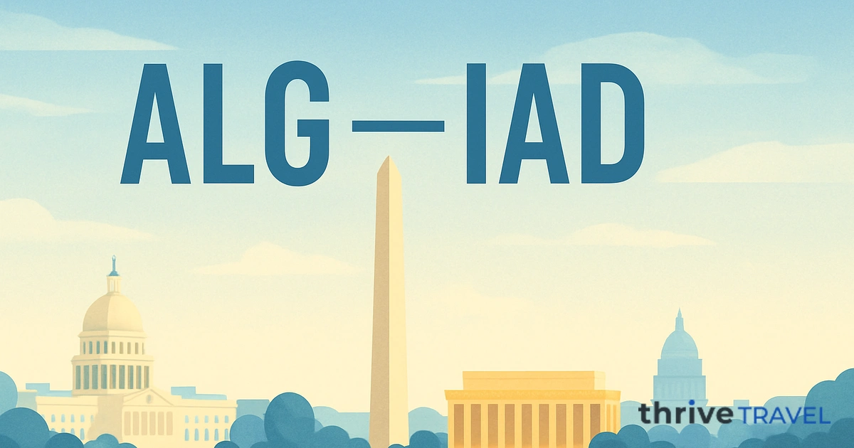 Algiers to Washington