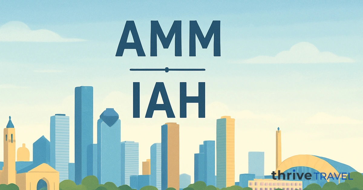 Amman to Houston
