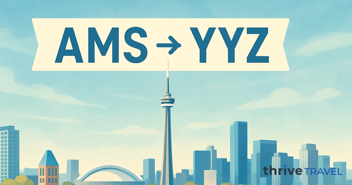 Amsterdam to Toronto