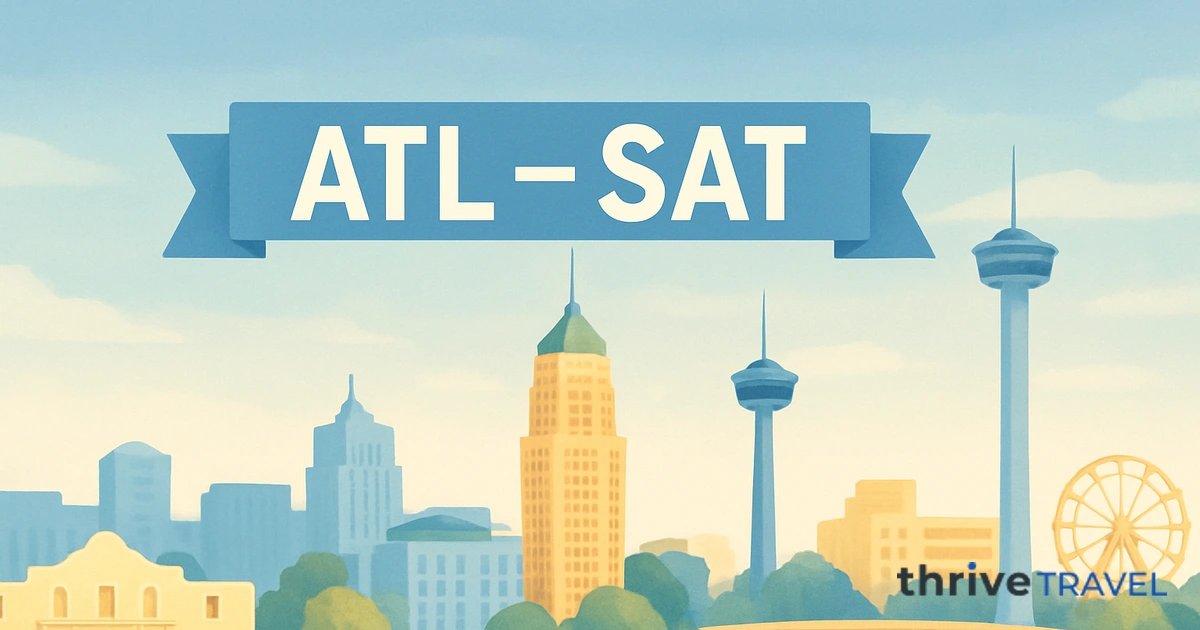 Atlanta to San Antonio
