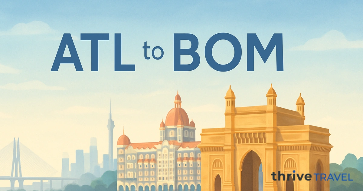 Atlanta to Mumbai
