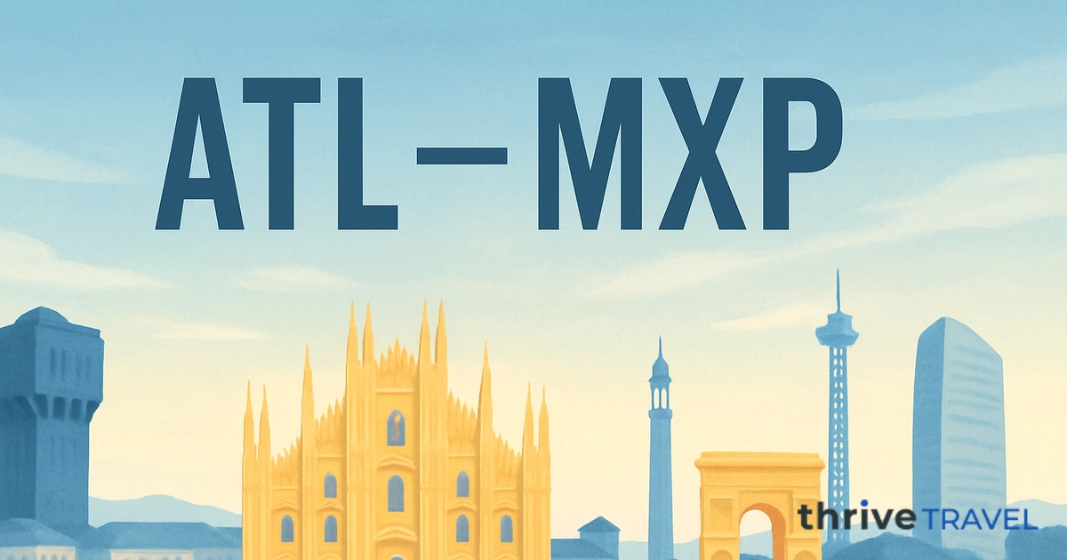 Atlanta to Milan