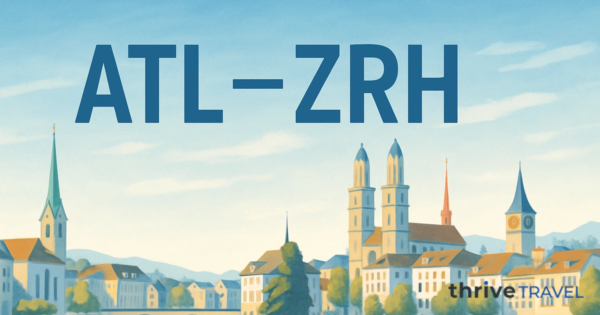 Atlanta to Zurich