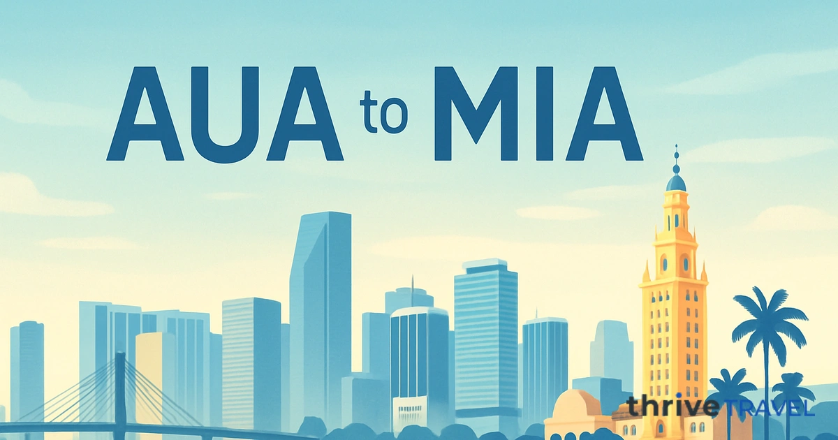 Aruba to Miami