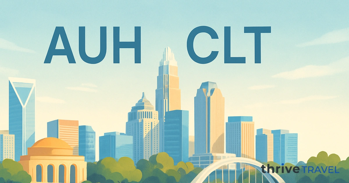 Abu Dhabi to Charlotte