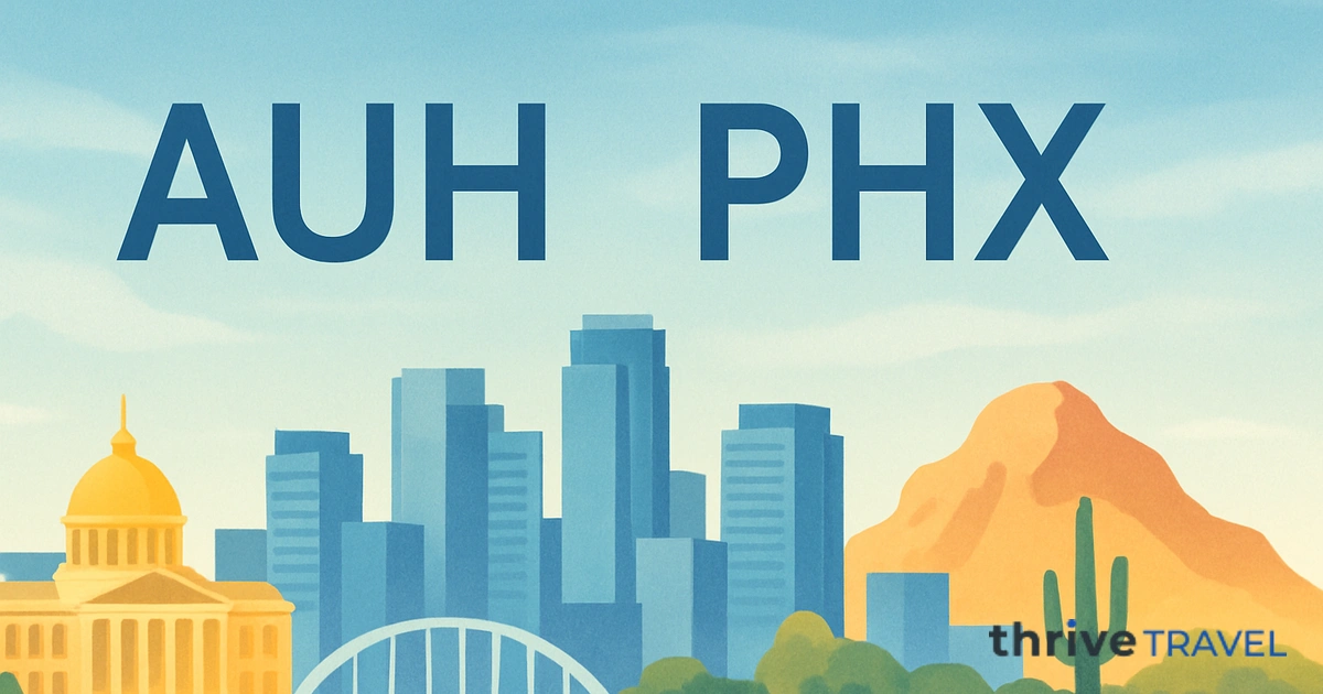 Abu Dhabi to Phoenix