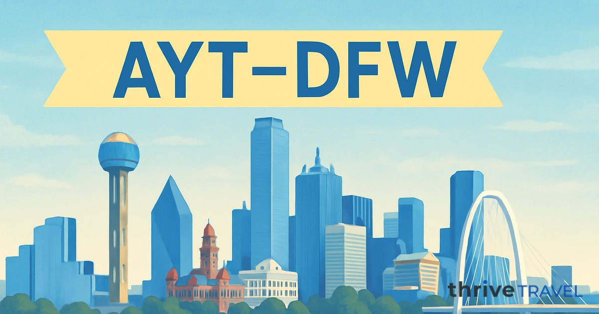Antalya to Dallas