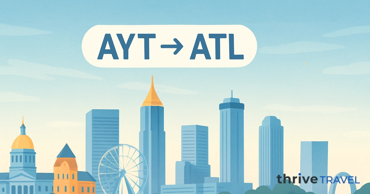 Antalya to Atlanta