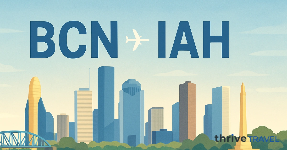 Barcelona to Houston