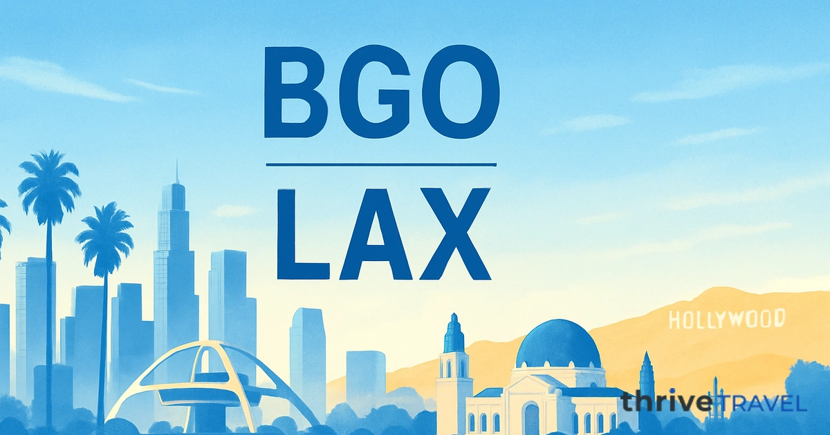 Bergen to Los Angeles