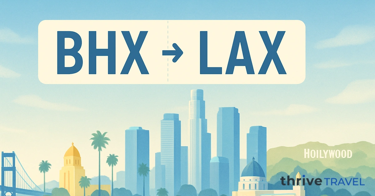 Birmingham to Los Angeles