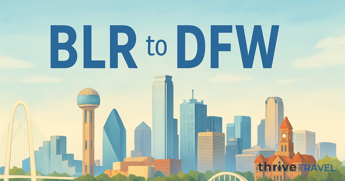 Bangalore to Dallas