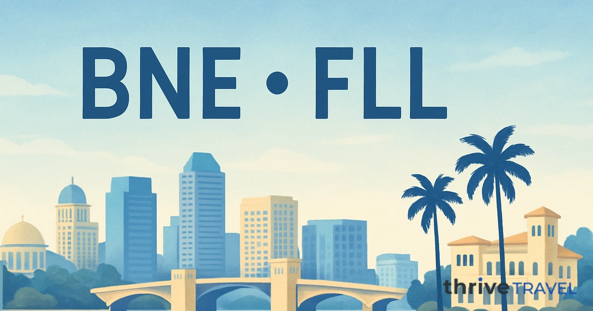 Brisbane to Fort Lauderdale