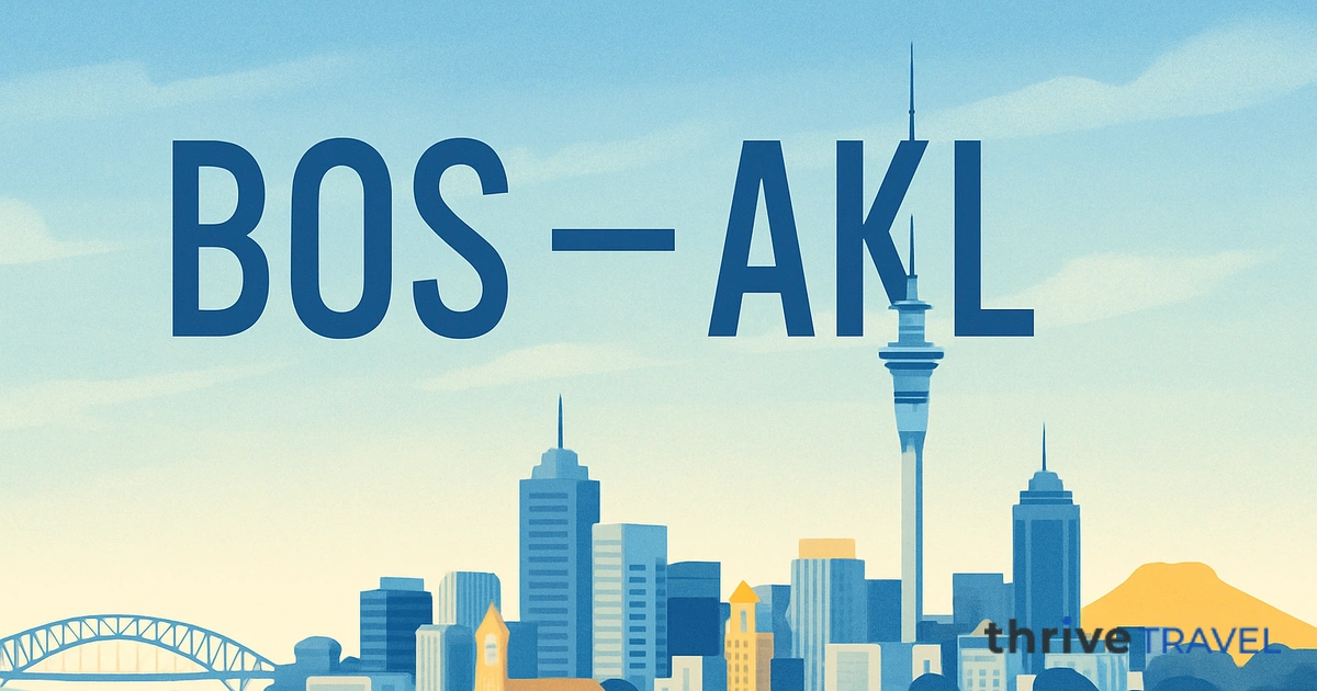 Boston to Auckland