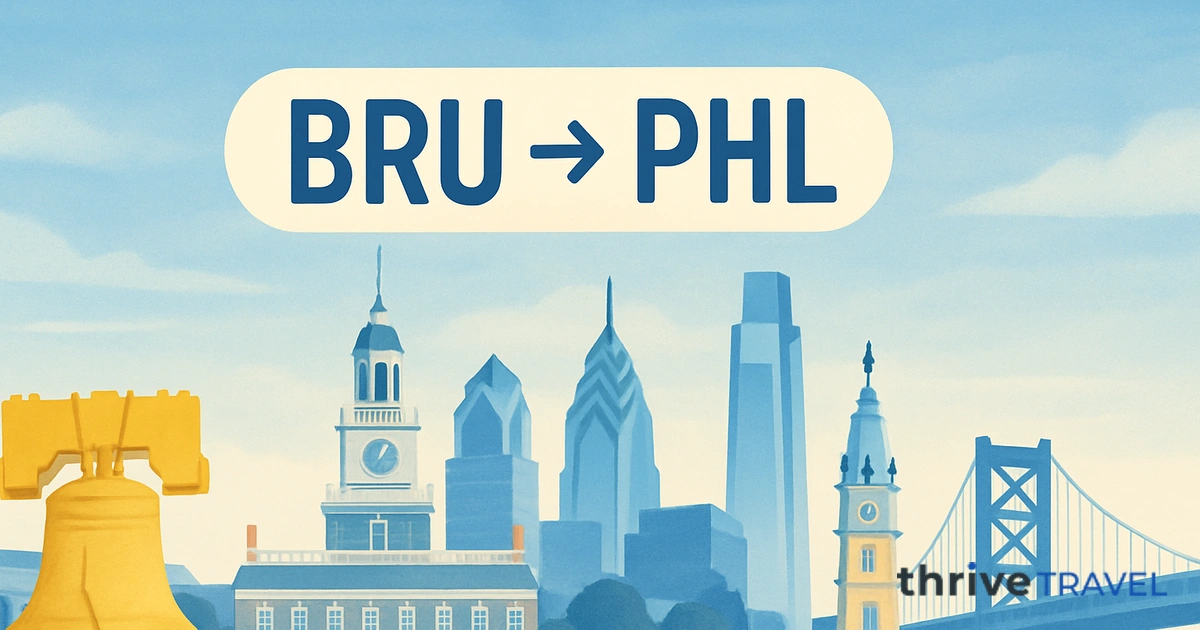 Brussels to Philadelphia