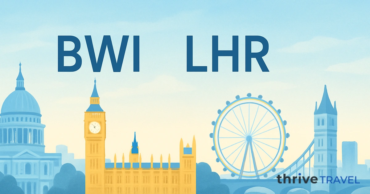Baltimore to London