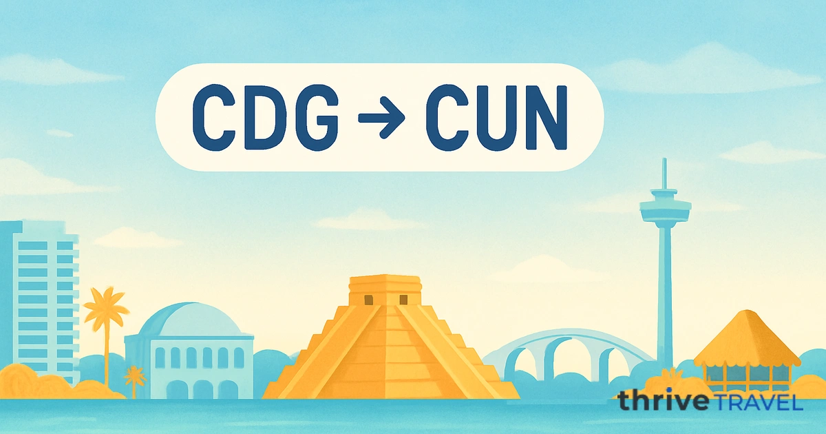 Paris to Cancún