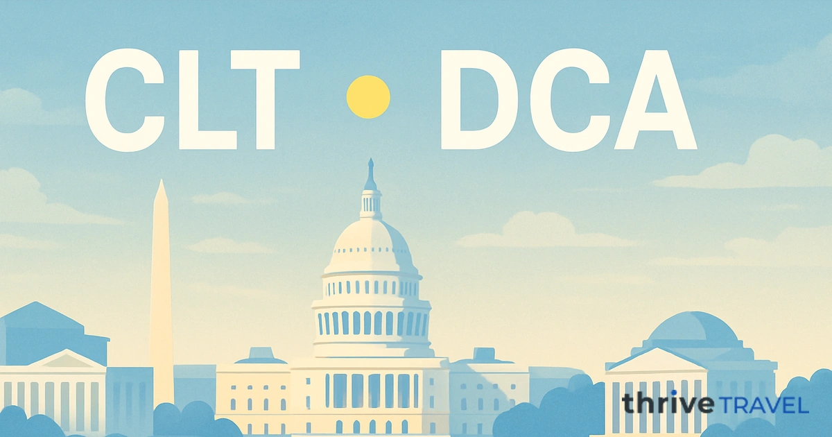 Charlotte to Washington