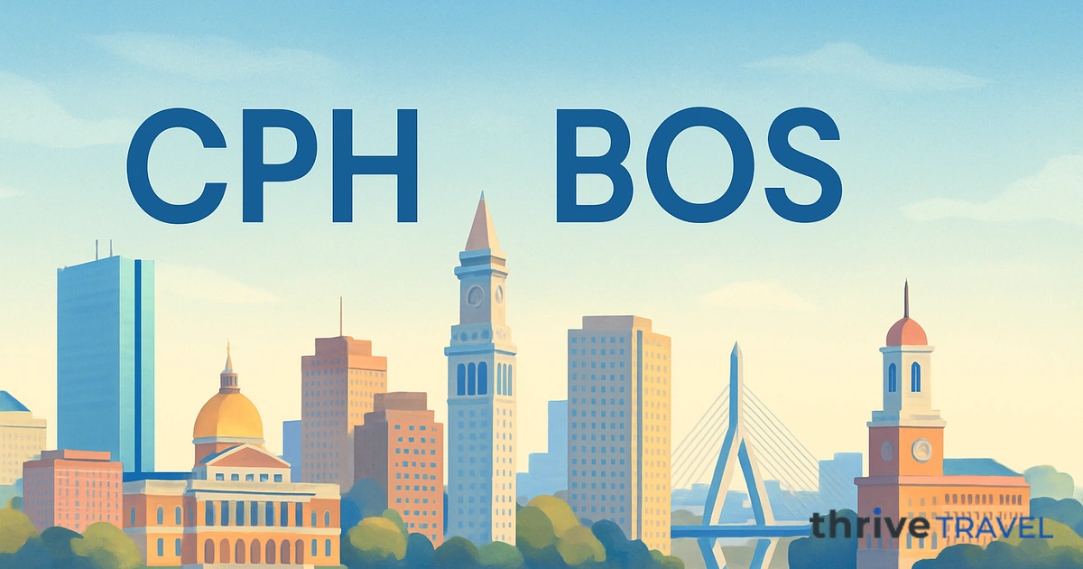 Copenhagen to Boston