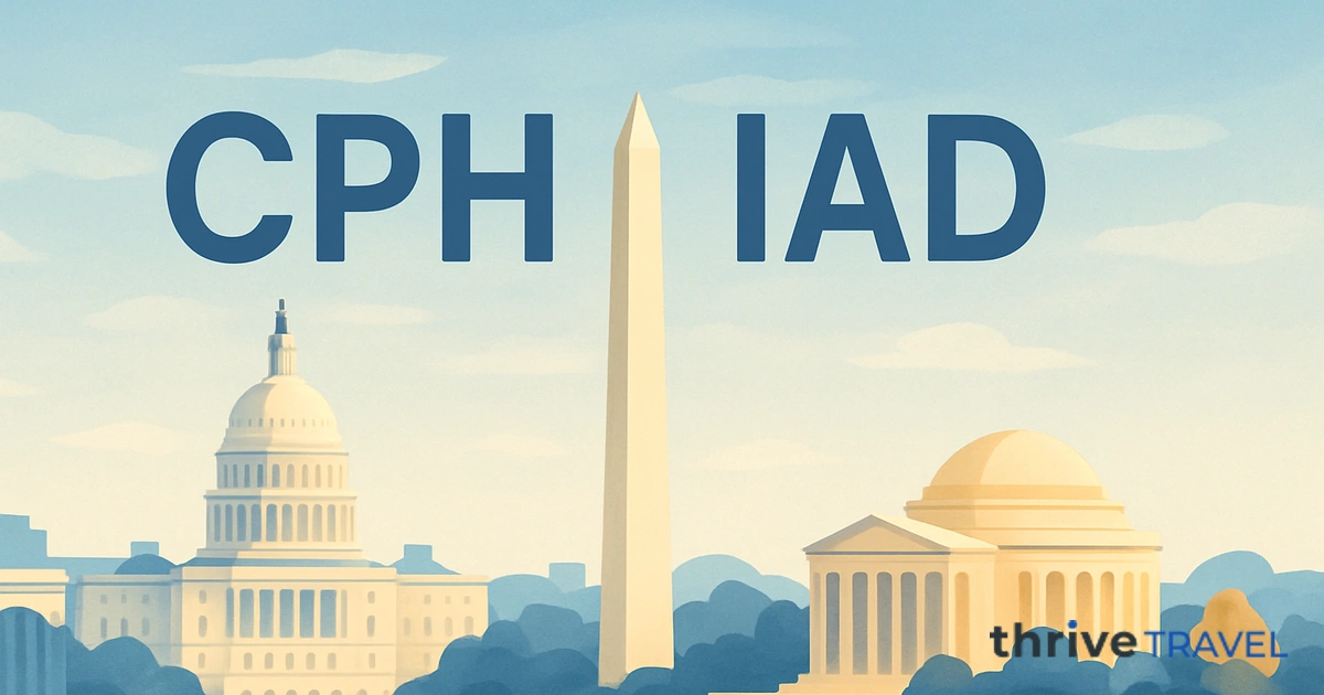 Copenhagen to Washington