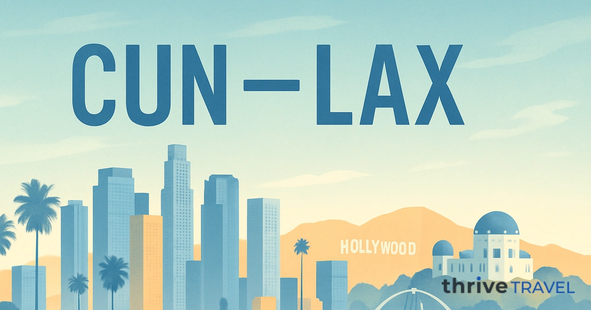 Cancun to Los Angeles