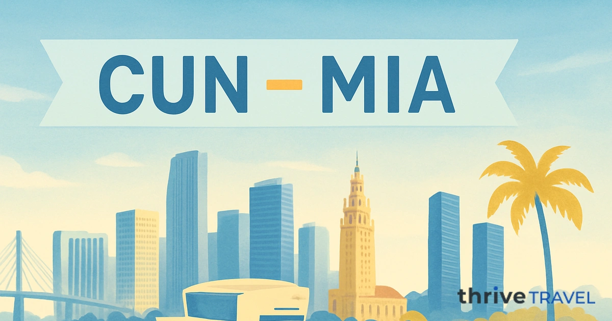 Cancun to Miami