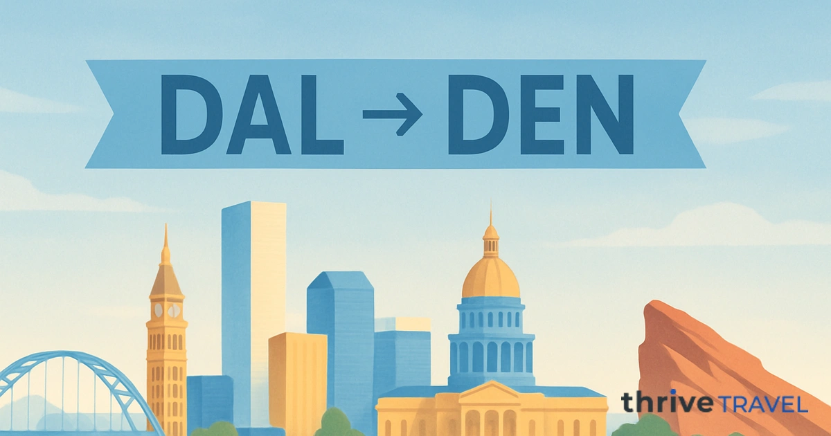Dallas to Denver
