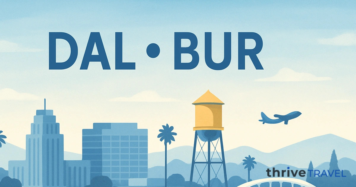 Dallas to Burbank