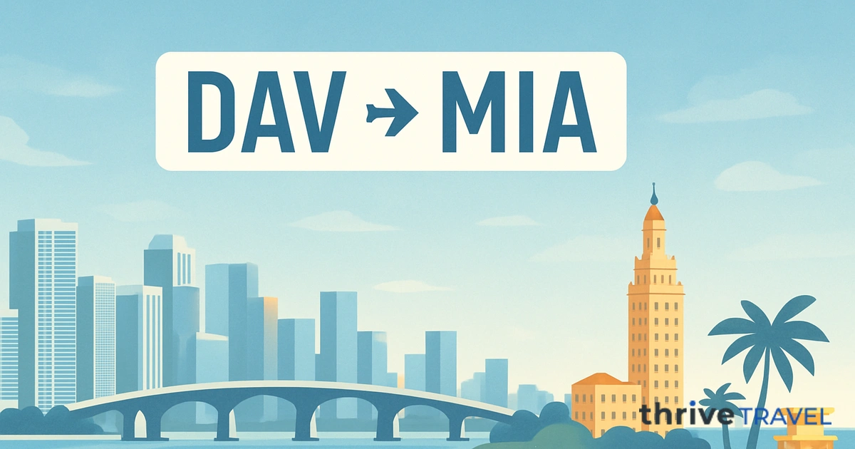 Davao to Miami